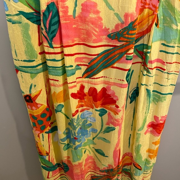 Jam’s World Yellow Midi Dress Size Medium GUC M0498 - Picture 4 of 12